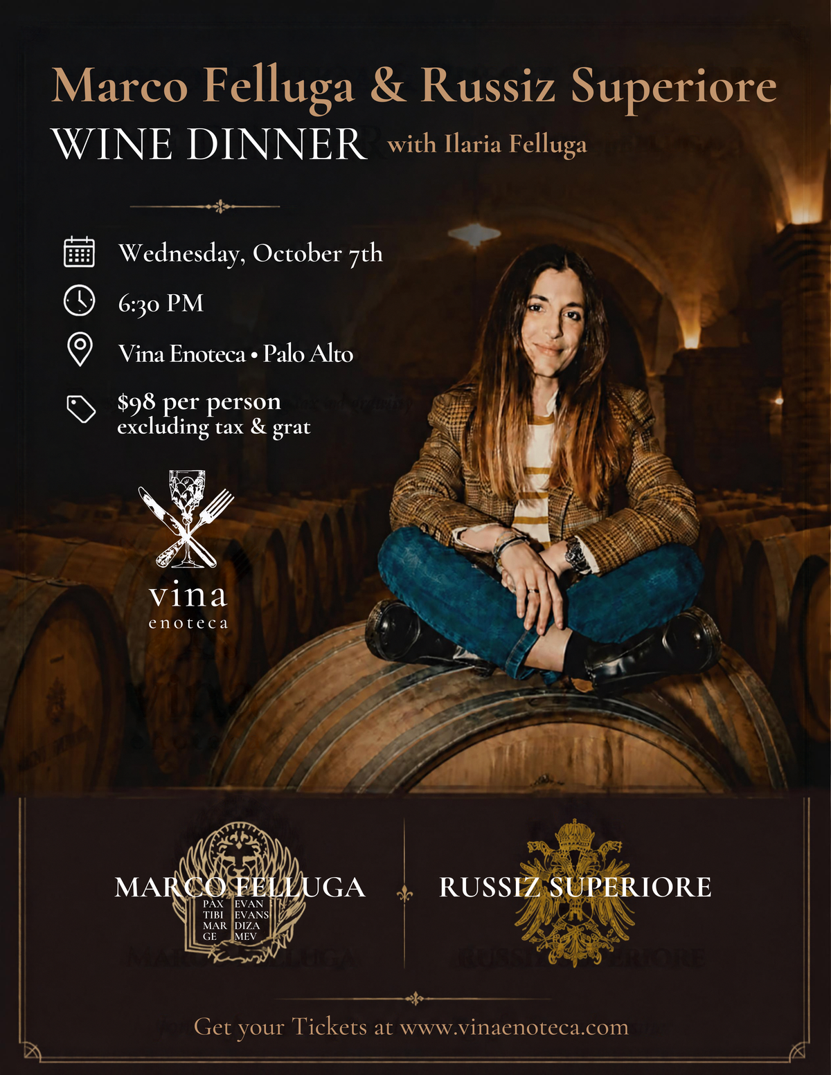 Marco Felluga & Russiz Superiore Wine Dinner with Ilaria Felluga