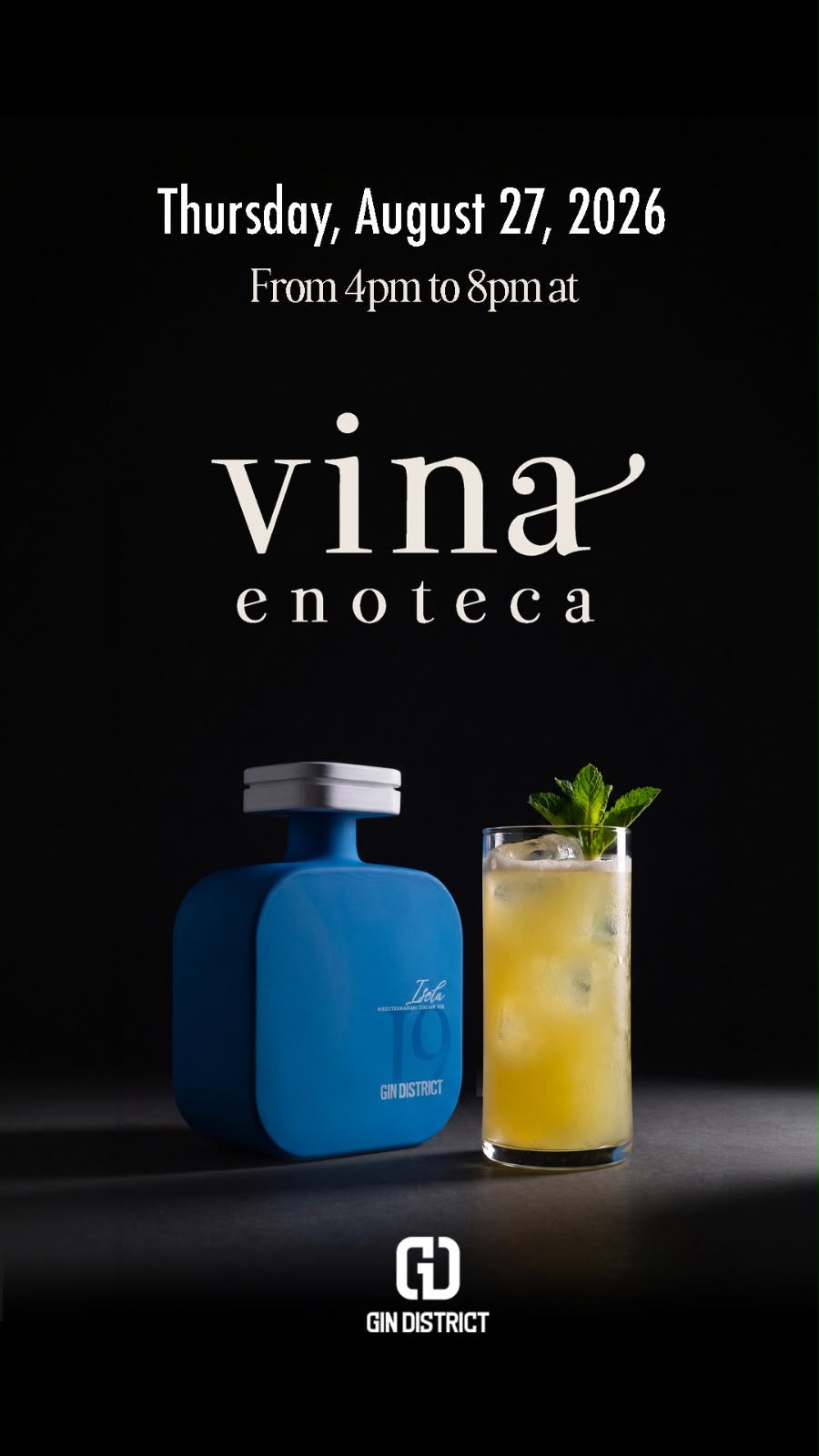 Gin District Release Party with Massimo Stronati